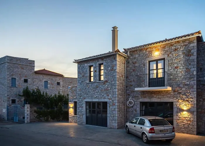 Mani Stone Built Home A Breath Away To The Sea